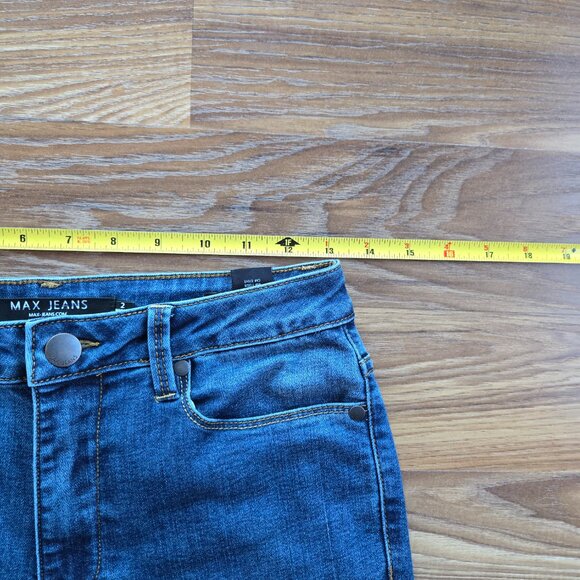 MAX Jeans Women's Mom Jeans Size 2 Ankle Jeans Medium Blue - Picture 8 of 8